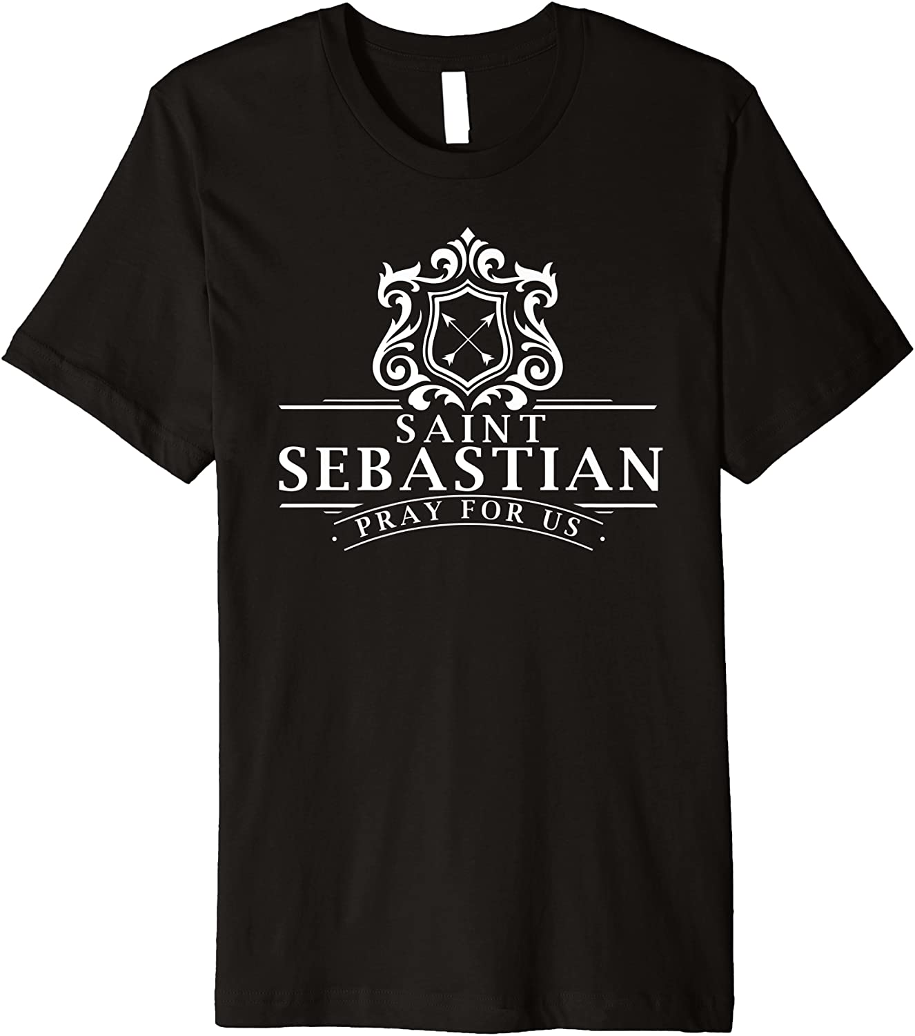 St Sebastian Patron Saint of Soldiers Sports Athletes Archer Premium T-Shirt