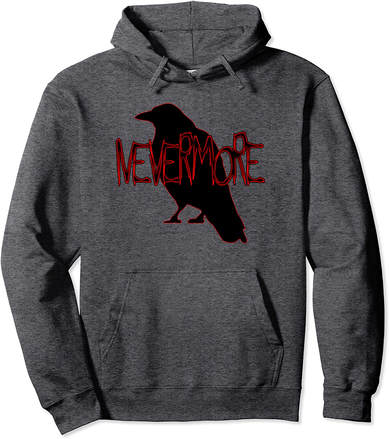 Spooky Creepy Nevermore Raven Edgar Allan Poe Gift Hoodie