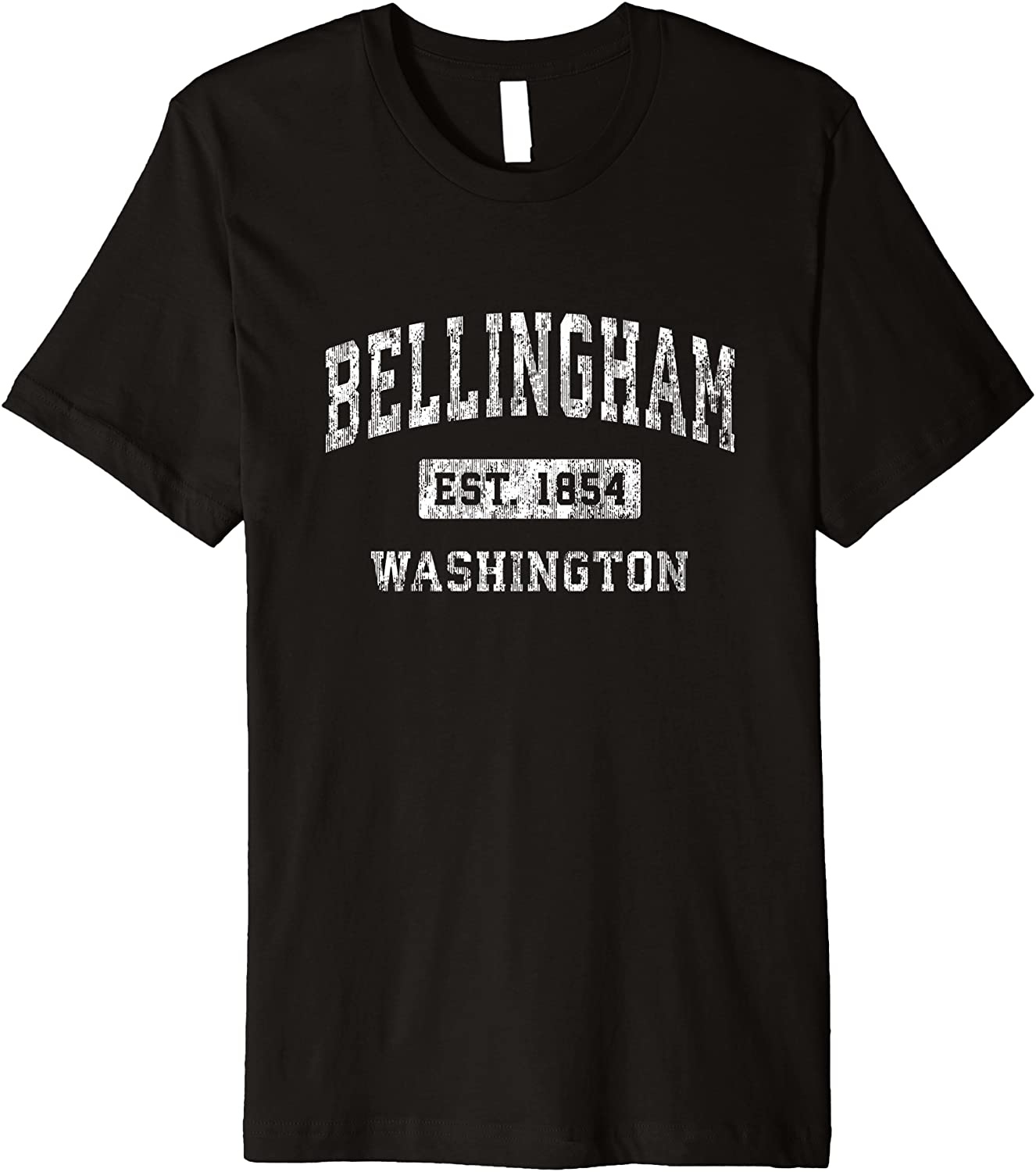 Bellingham Washington WA Vintage Established Sports Design Premium T-Shirt