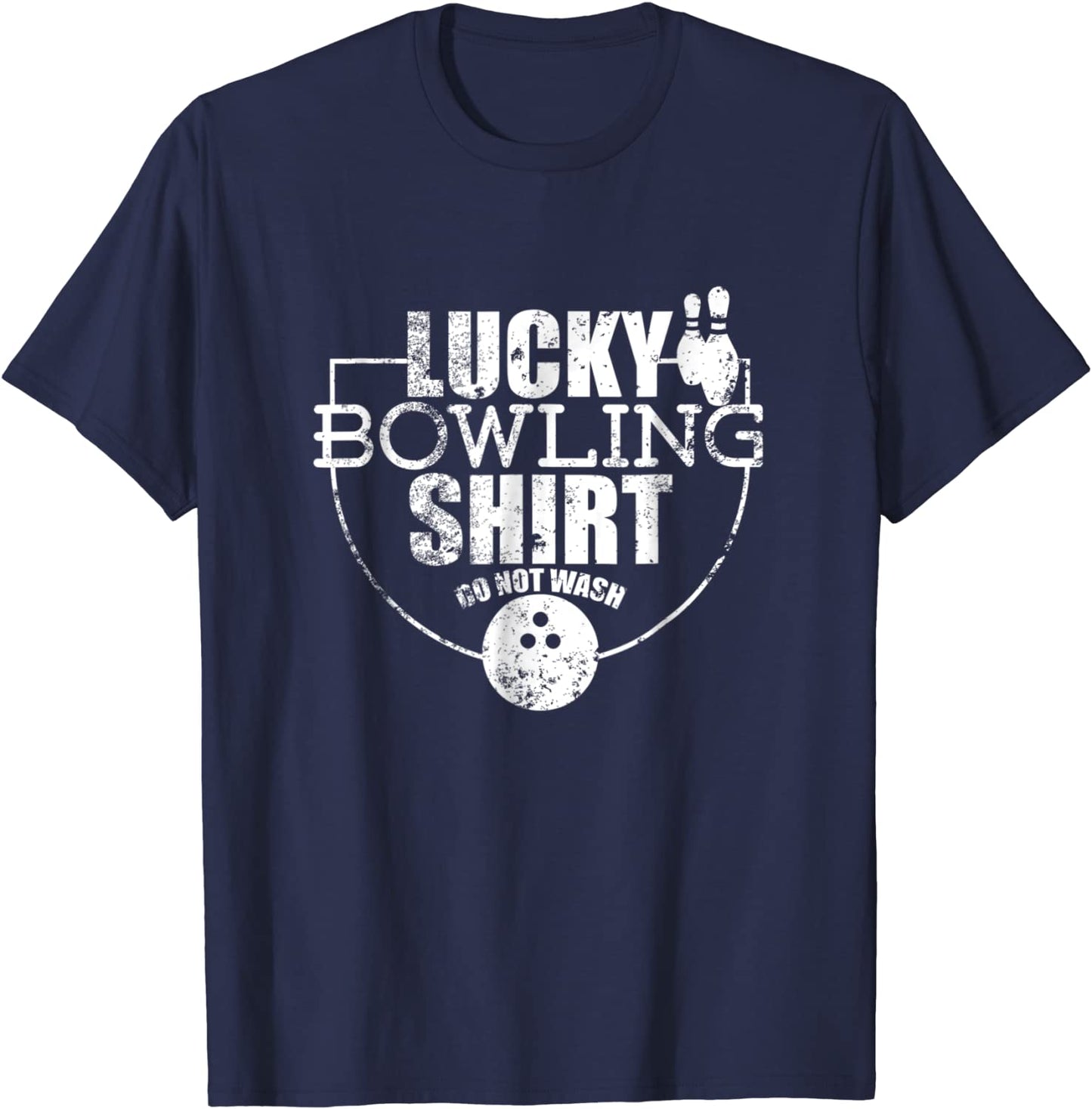 Lucky Bowling TShirt Funny Gift For Bowlers
