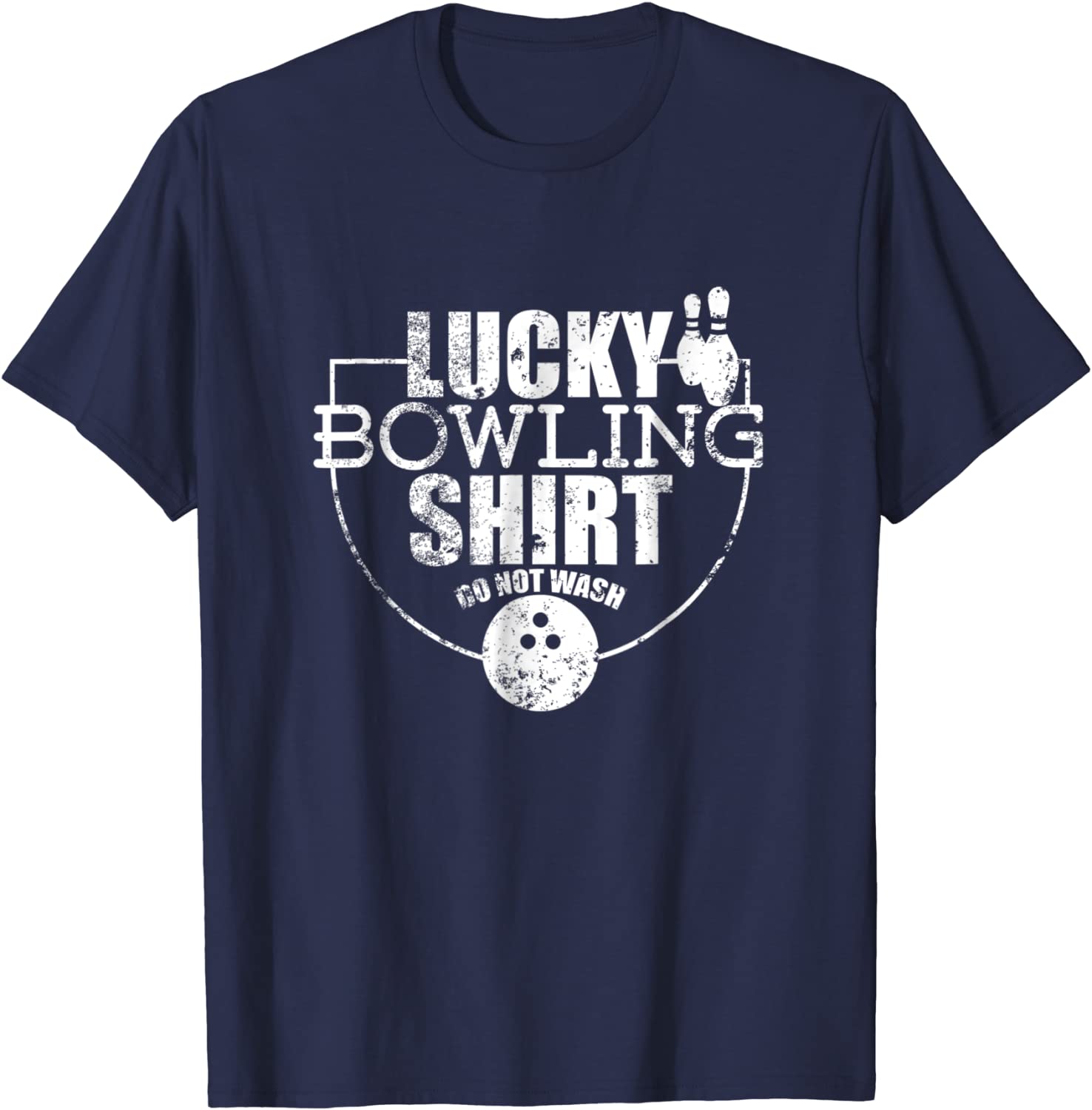 Lucky Bowling TShirt Funny Gift For Bowlers