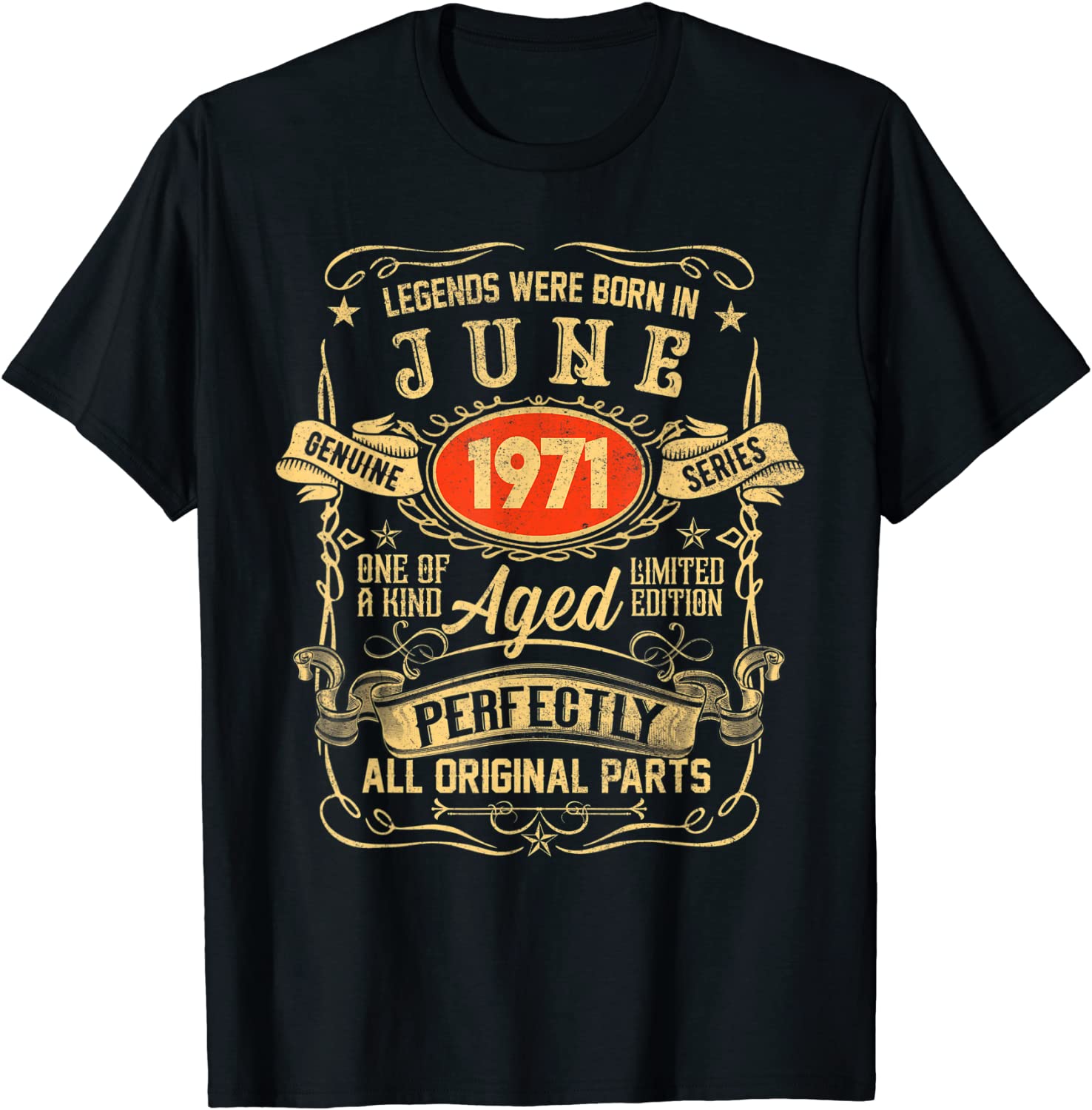 Legends Were Born In June 1971 50th Birthday Gifts 50 Yrs T-Shirt