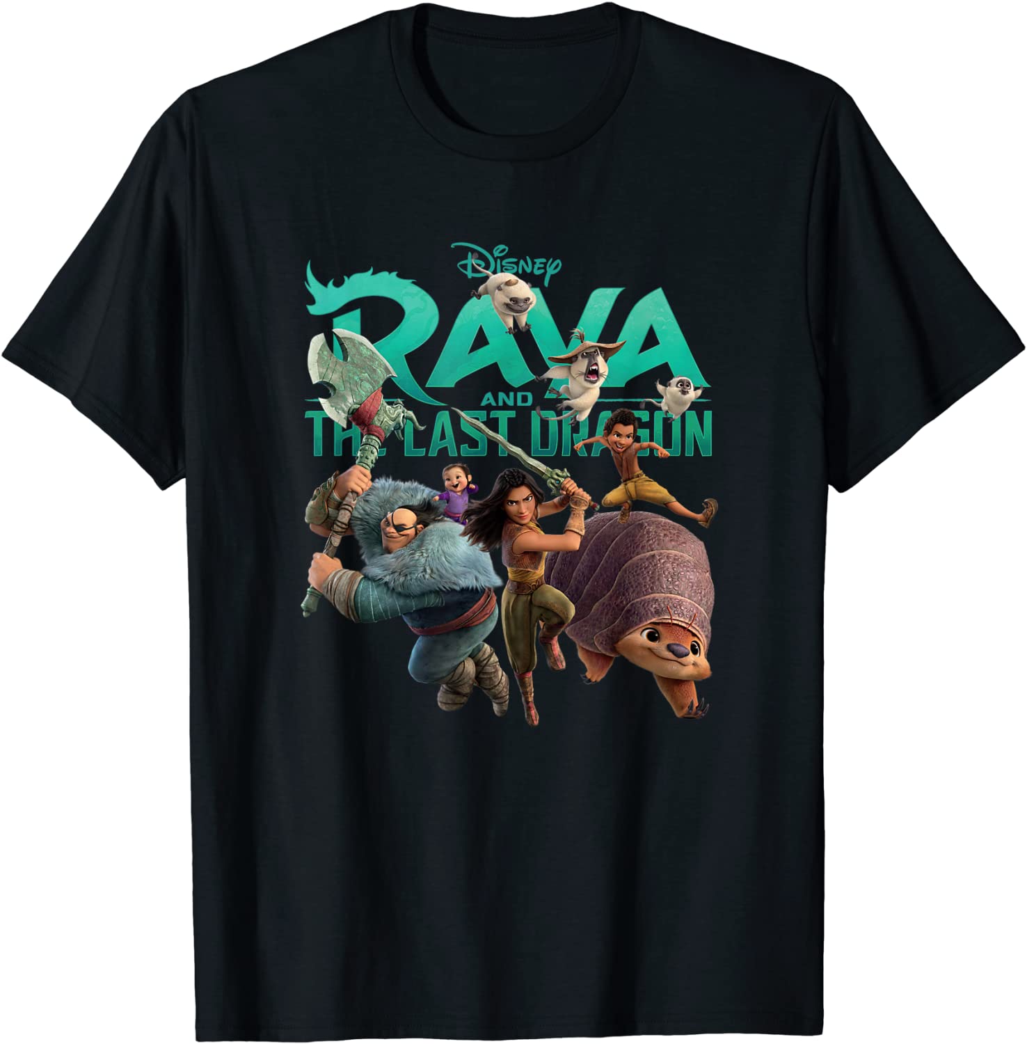 Disney Raya and the Last Dragon Characters T-Shirt