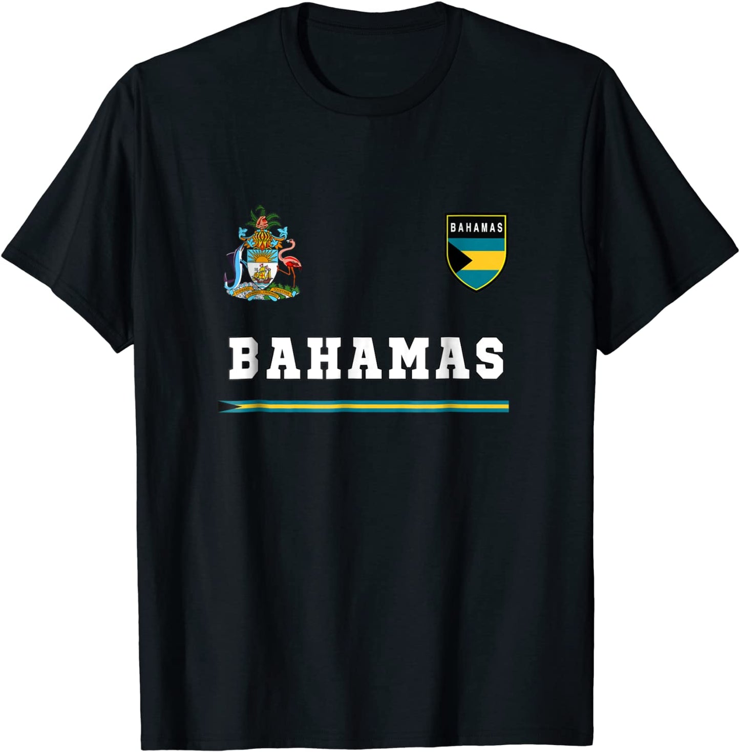 Bahamas T-shirt SportSoccer Jersey Tee Flag Football