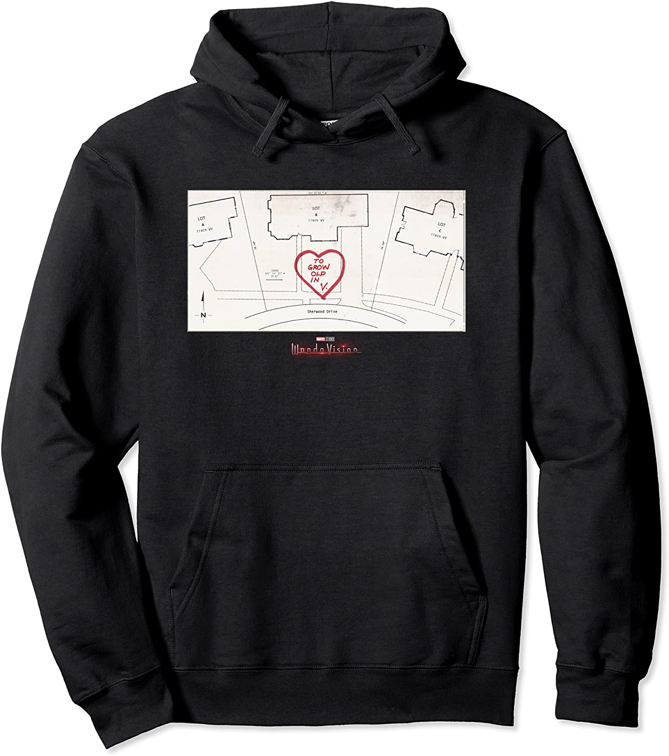 Marvel WandaVision To Grow Old In Pullover Hoodie