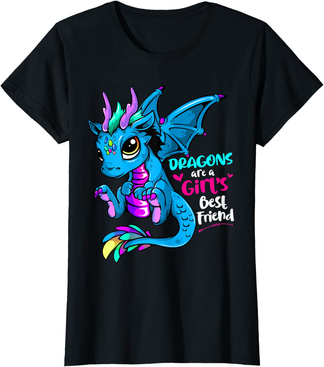 Dragons Are A Girls Best Friend T-Shirt For Women and Girls T-Shirt