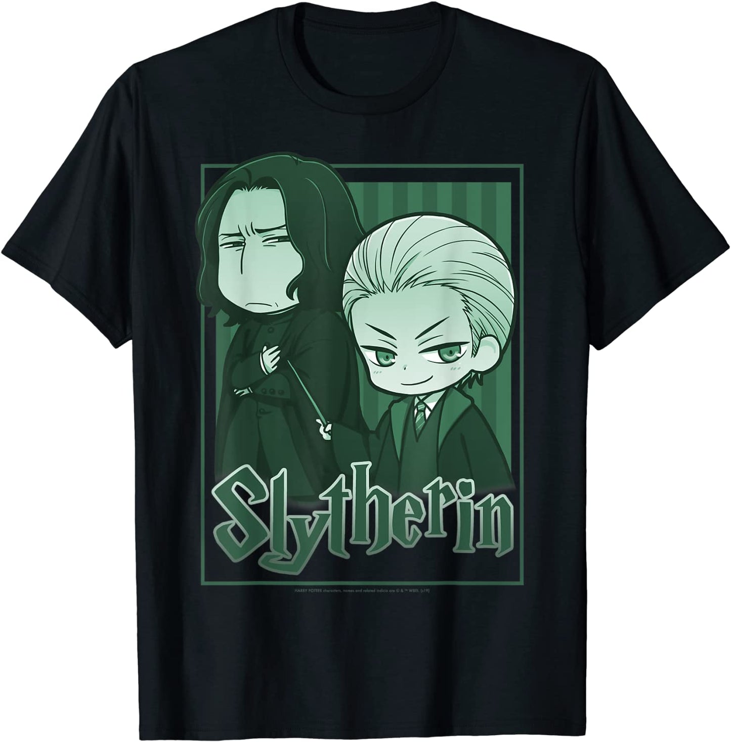 Harry Potter Slytherin Chibi Snape Draco T-Shirt
