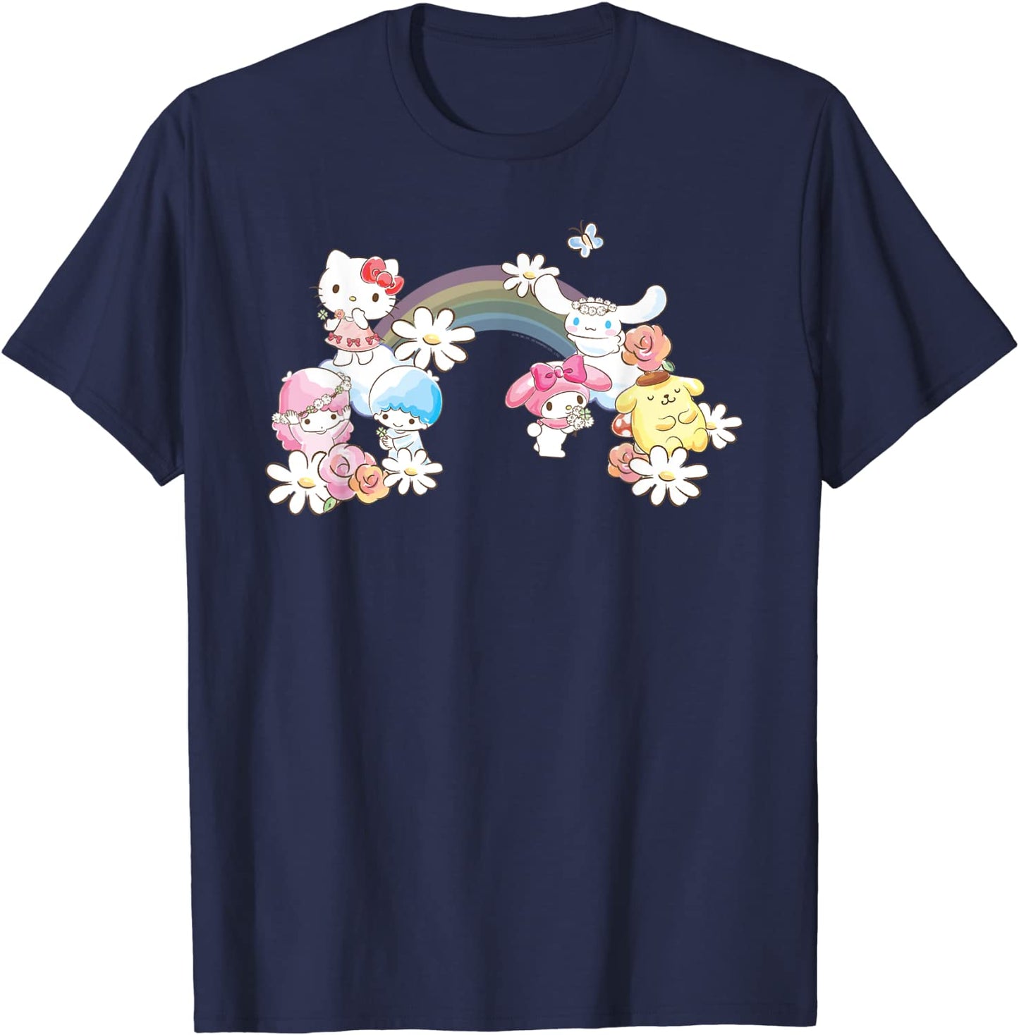 Sanrio Spring Hello Kitty Little Twin Stars My Melody Purin T-Shirt