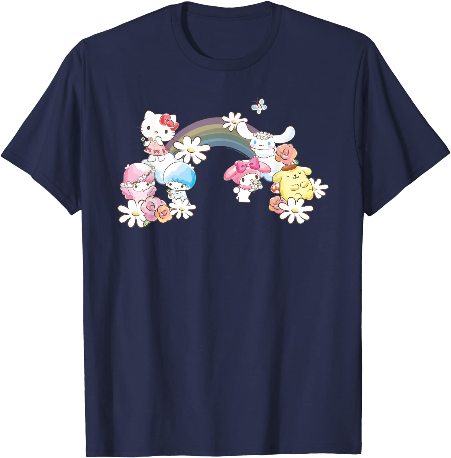 Sanrio Spring Hello Kitty Little Twin Stars My Melody Purin T-Shirt