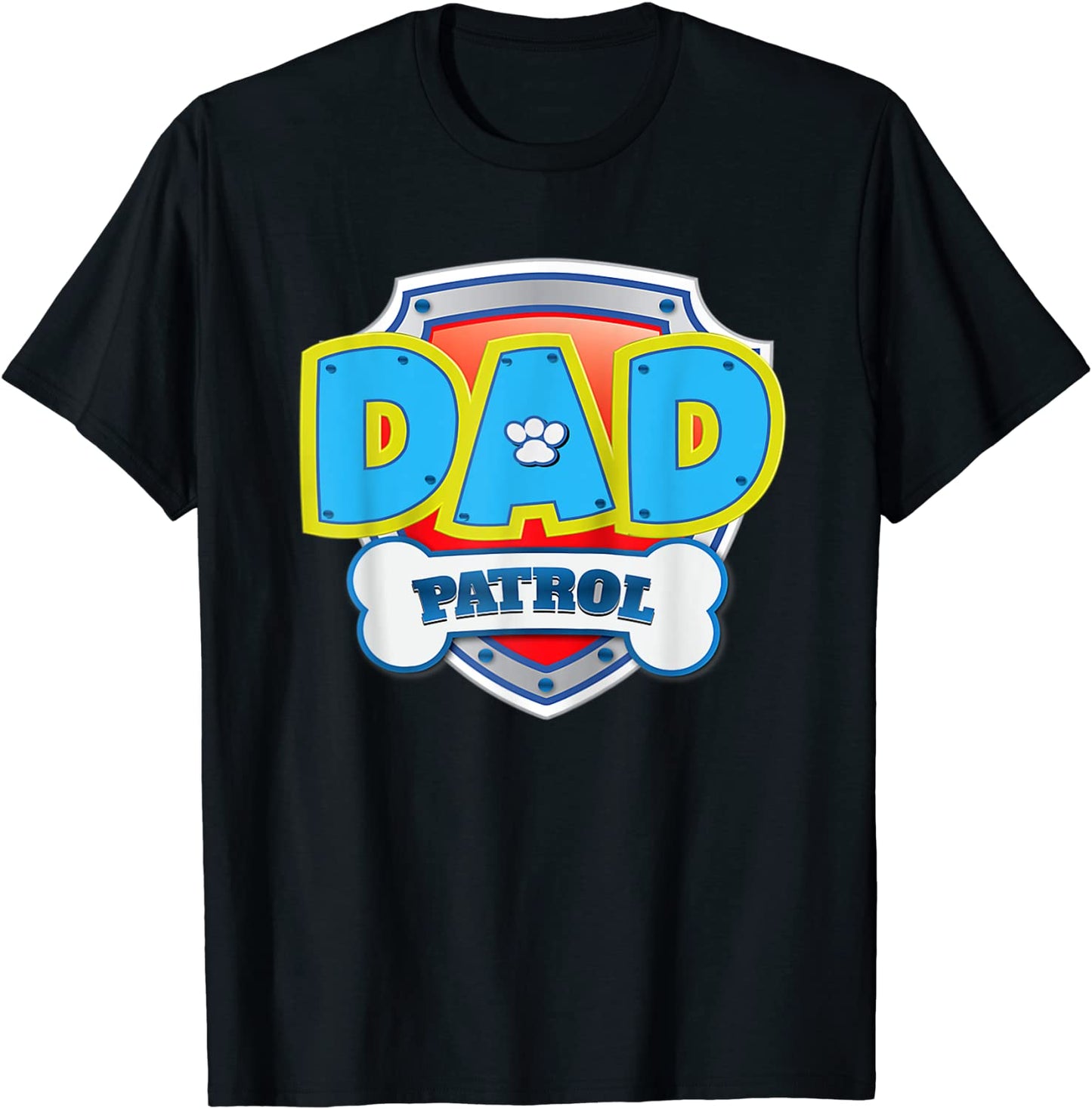 Funny Dad Patrol Dog Gift Birthday Party T-Shirt