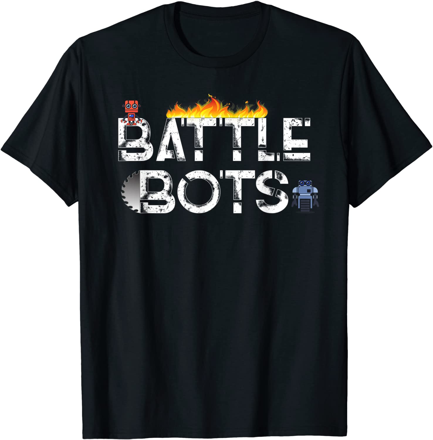 Battle Bots Fighting Robots T-shirt T-Shirt