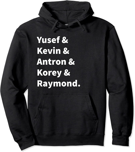 Central Park 5 Five Hoodie Exonerated 5 Five Sweater Pullover Hoodie