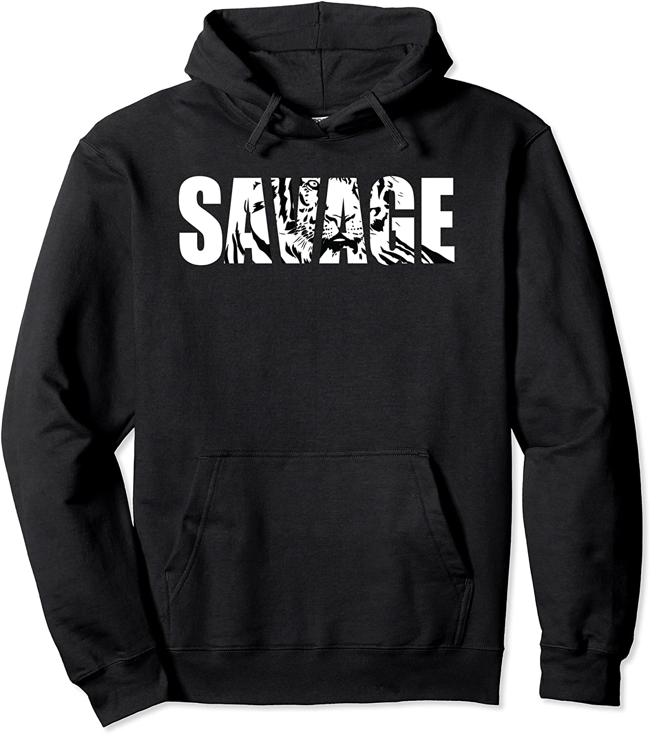 Savage Hoodie - Beast Animal Work Out Weight Lifting Gym