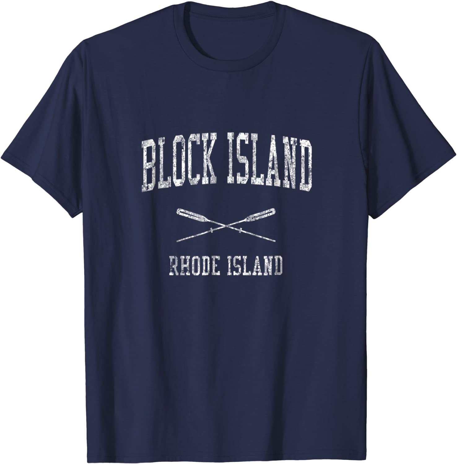 Block Island Rhode Island RI Vintage Nautical Sports Design
