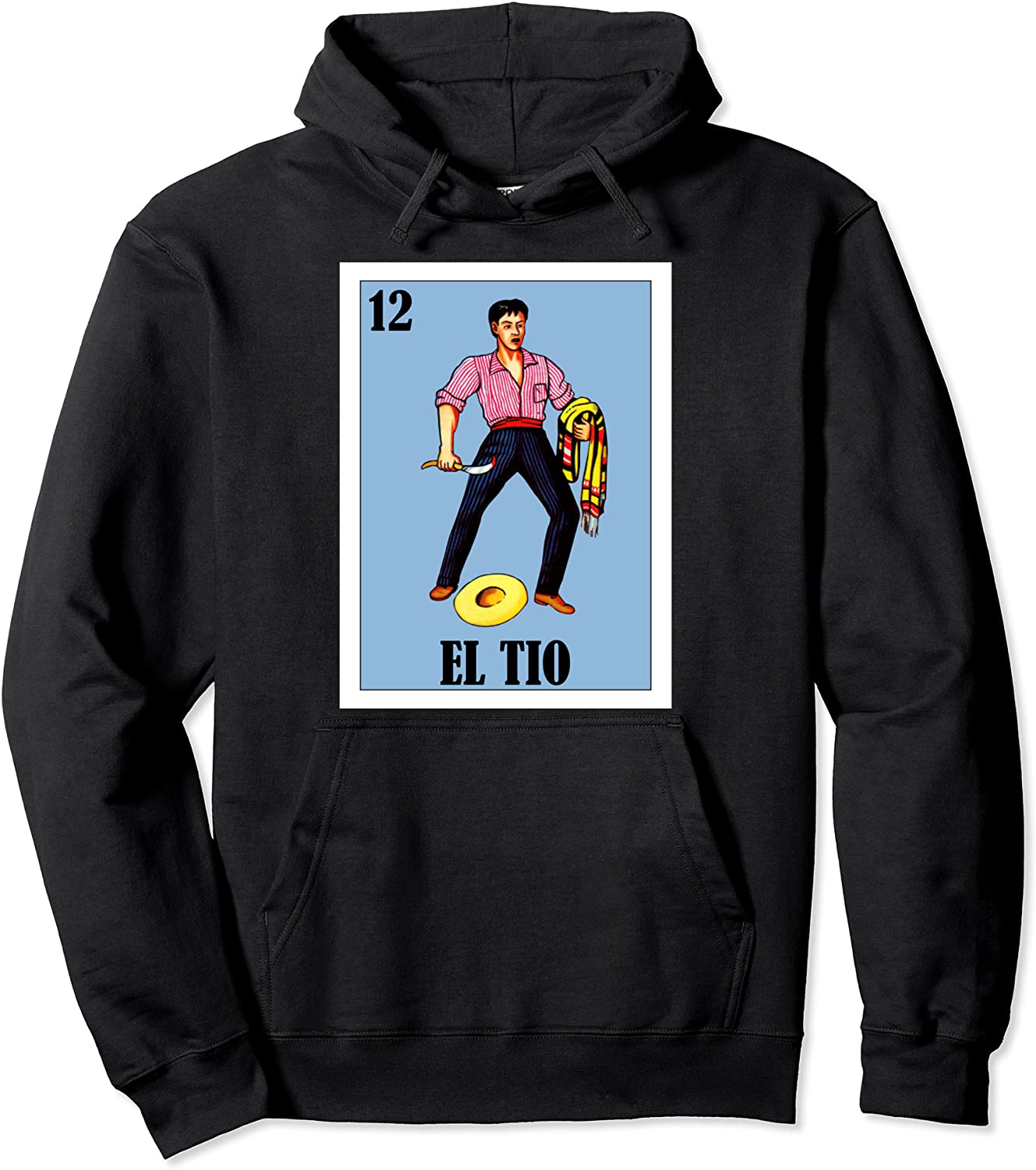 Mexican Bingo Regalo para Tio - Lottery Parody - El Tio Pullover Hoodie