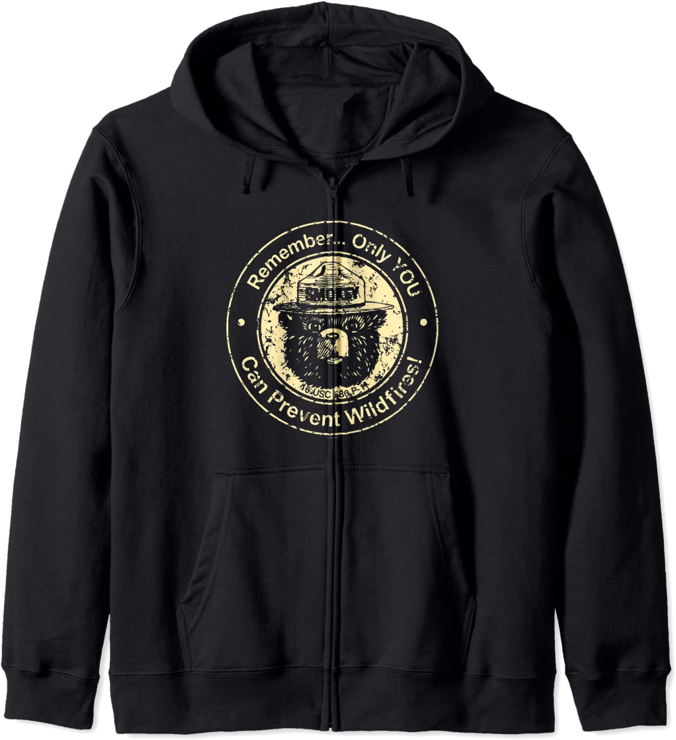 Smokey Bear Only You Can Prevent Wildfires Hoodie