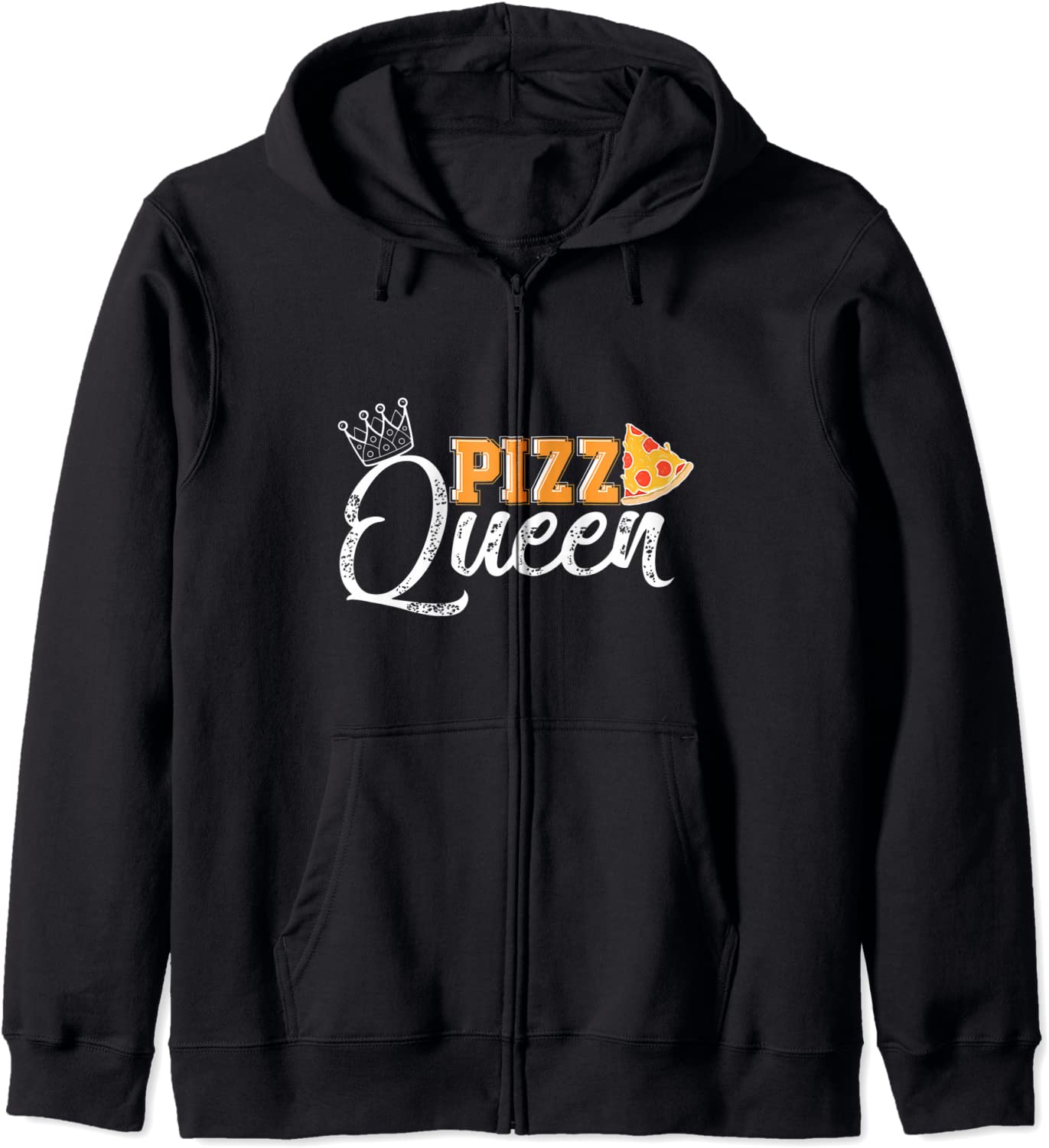 Pizza queen crown and pizza funny pizza for girls women Hoodie