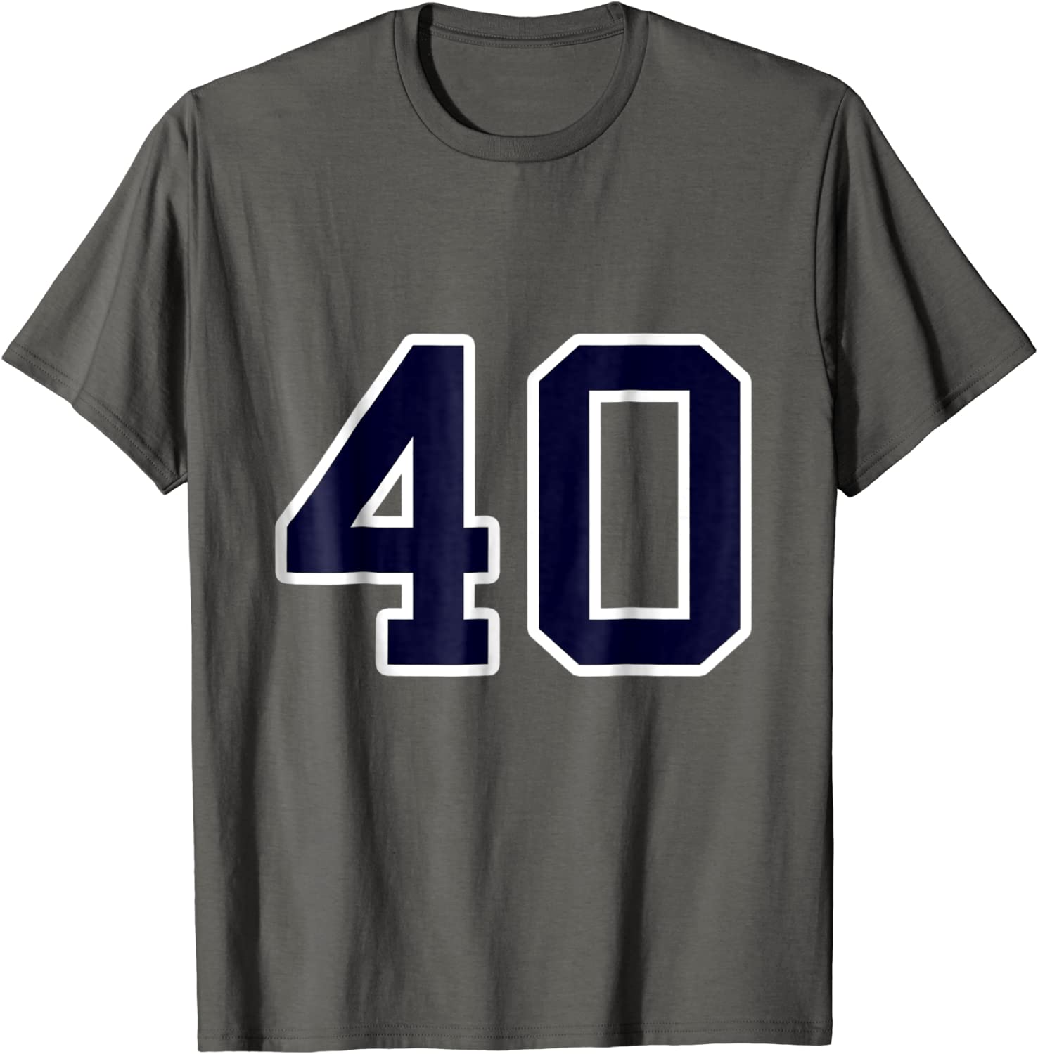 Jersey Number 40 Forty T-shirt Football Number Sports Shirt