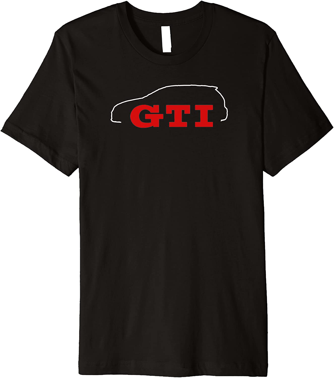 Car Tees GTI Outline Premium T-Shirt