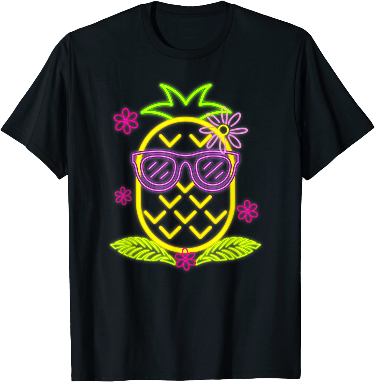 Luau Party Pineapple T-Shirt For A Hawaiian Party