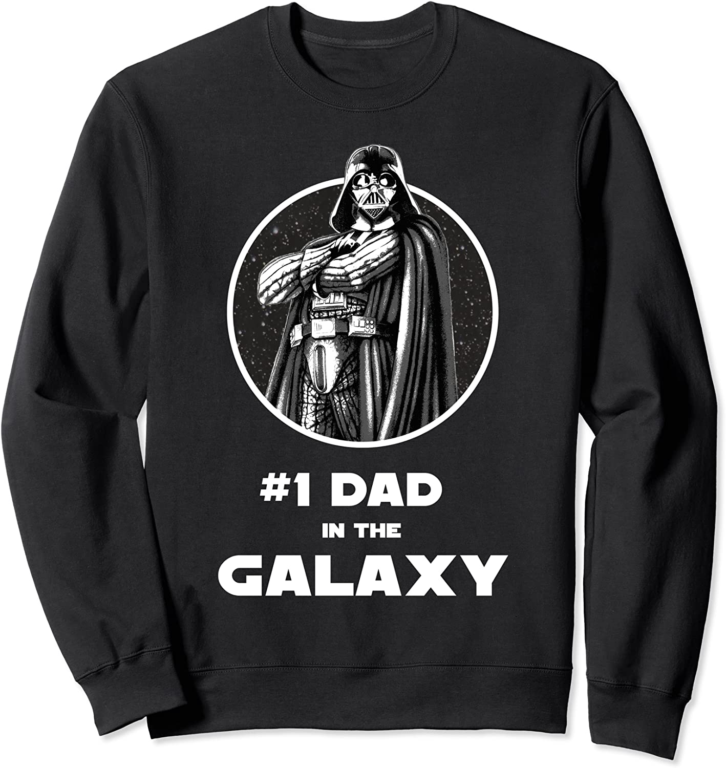 Star Wars Darth Vader 1 Dad In The Galaxy Portrait Sweatshirt