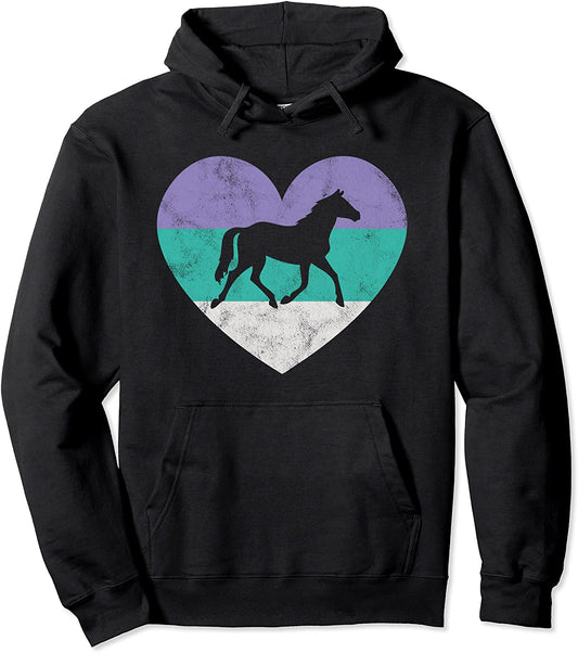 American Quarter Horse Hoodie For Women Girls Vintage Cute