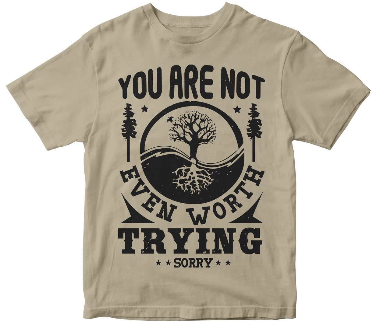 You Are Not Even Worth Trying, Sorry