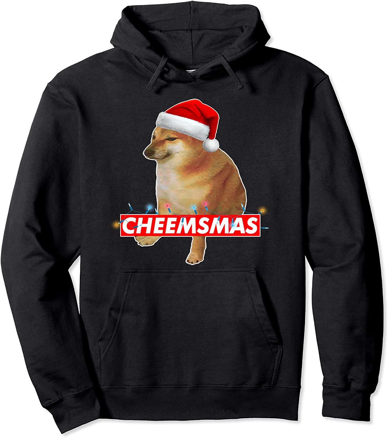 Cheems Cheemsmas Christmas Sweater Doge Meme Design Pullover Hoodie