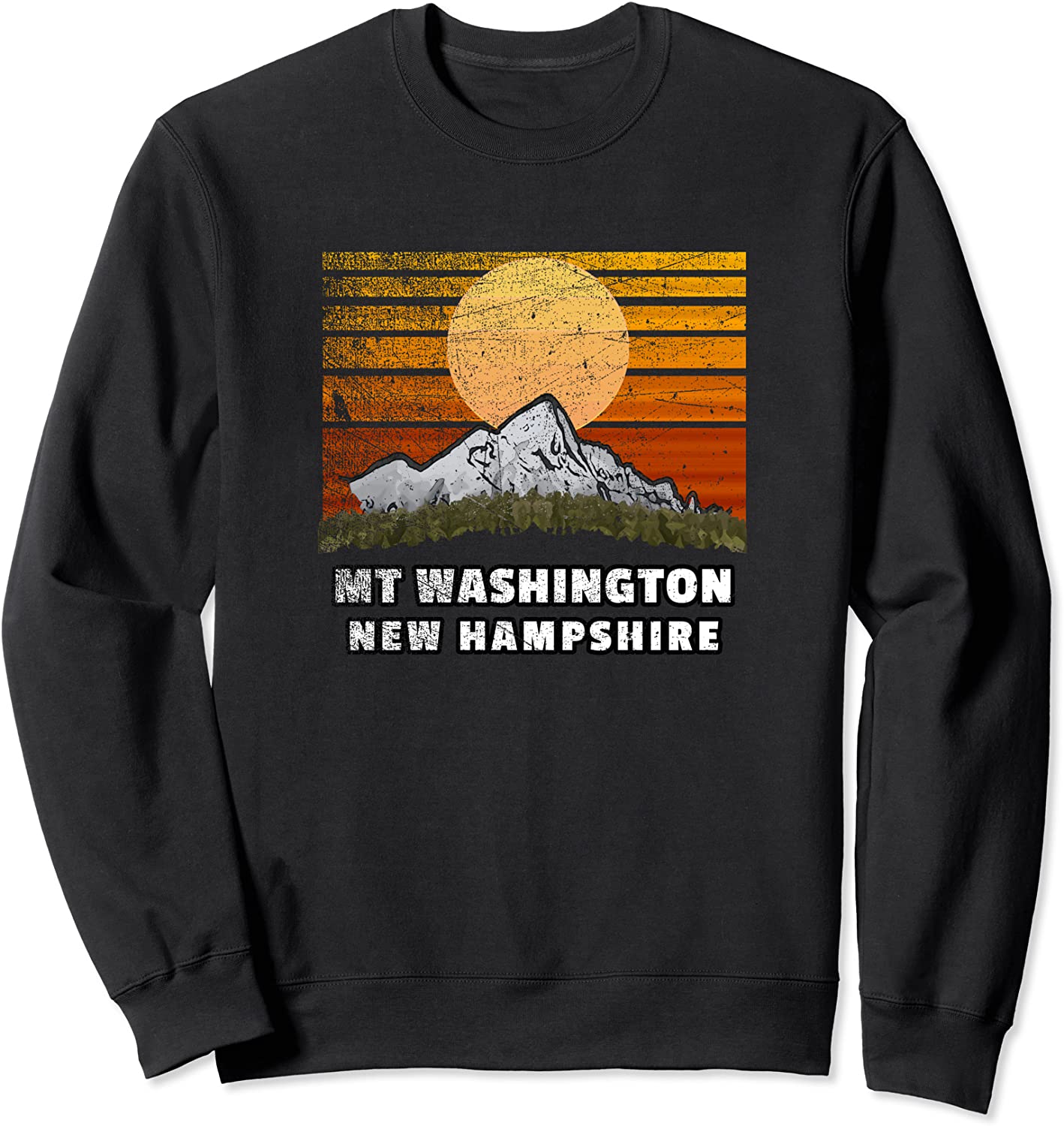 Mount Washington New Hampshire Mountain Scenery Sweatshirt