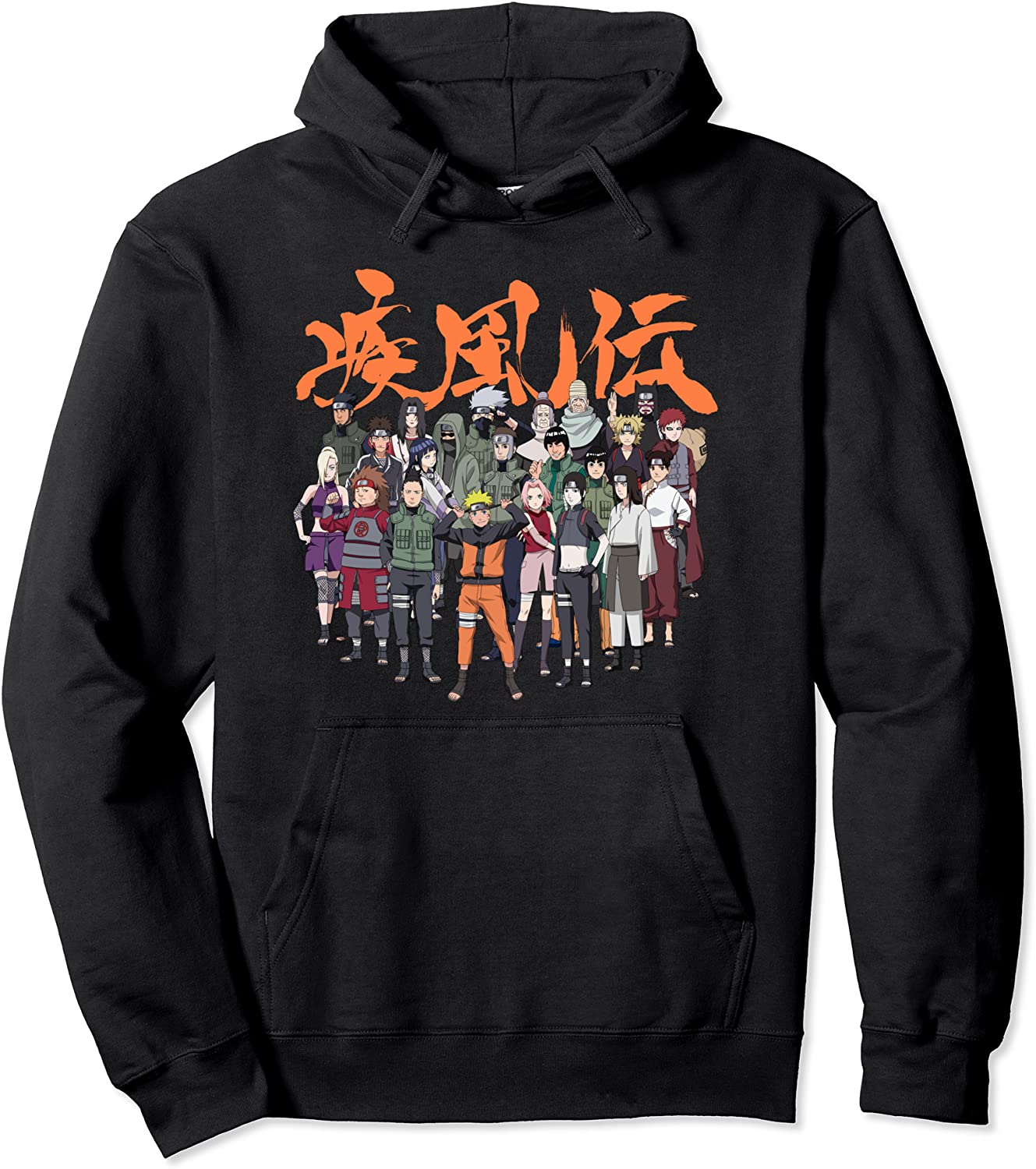 Naruto Shippuden Cast Group Pullover Hoodie