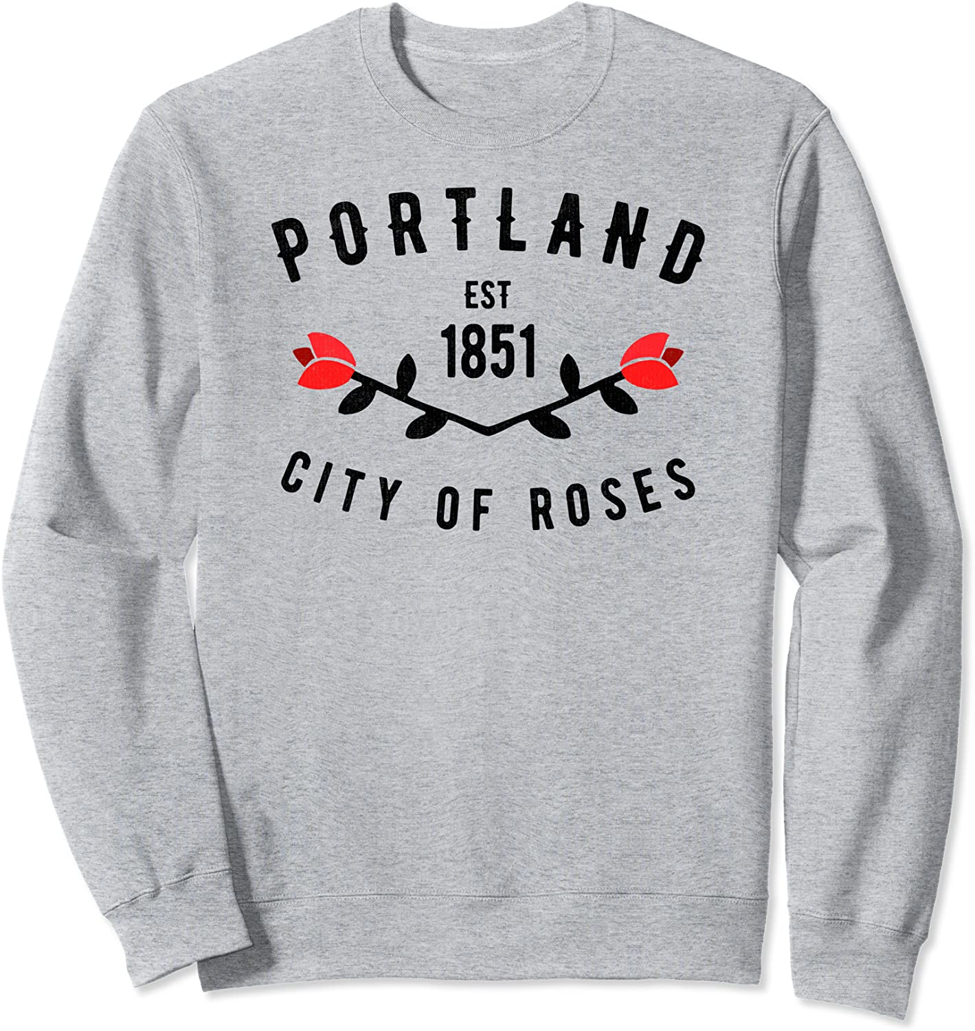 Vintage Portland City of Roses Oregon PDX Sweatshirt Sweatshirt