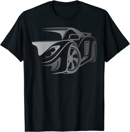 Exotic Car Supercharge Turbo Sports Car T- Shirt