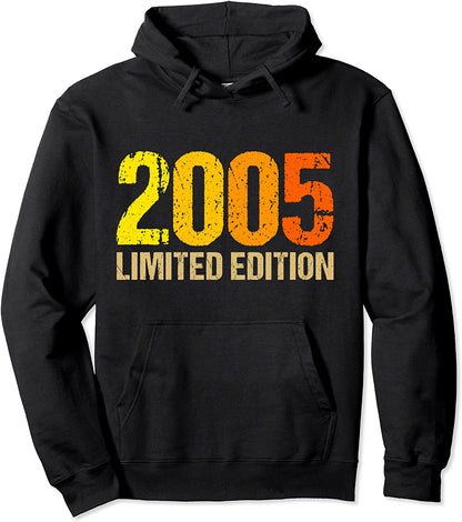 16th Birthday Boys Girls 16 Years Bday Funny Gift Year 2005 Pullover Hoodie