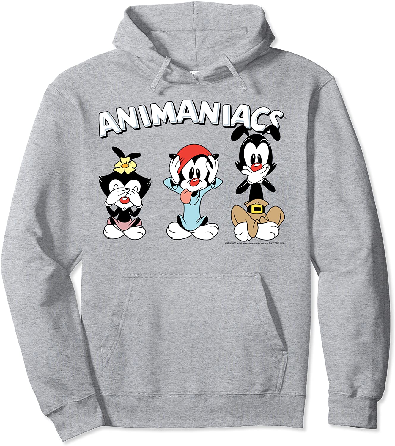 Animaniacs Yakko Wakko Dot See Hear Speak No Evil Pullover Hoodie