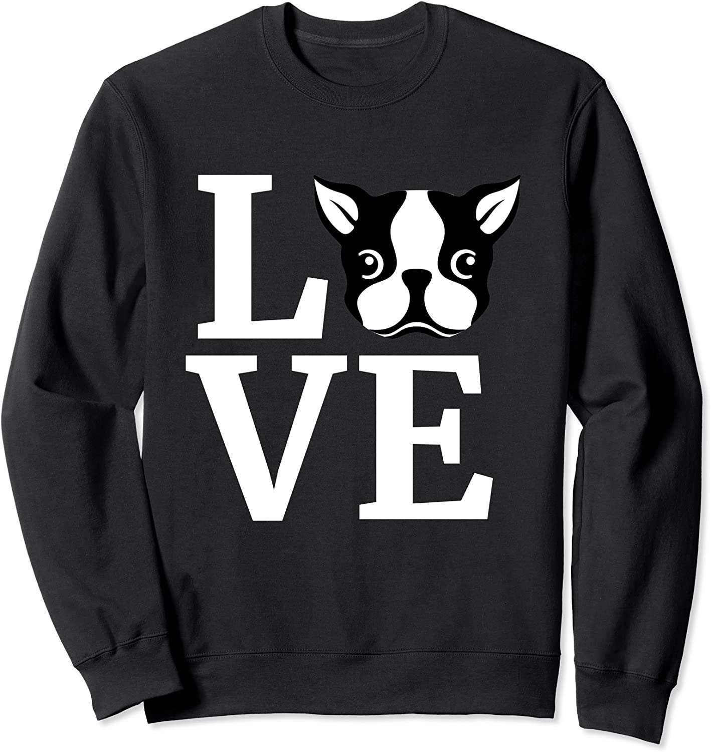 I Love My Bostie Gift for Dog Lover Boston Terrier Sweatshirt
