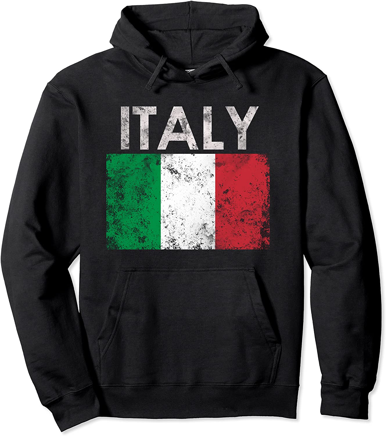 Vintage Italian Italy Flag Pride Hoodie