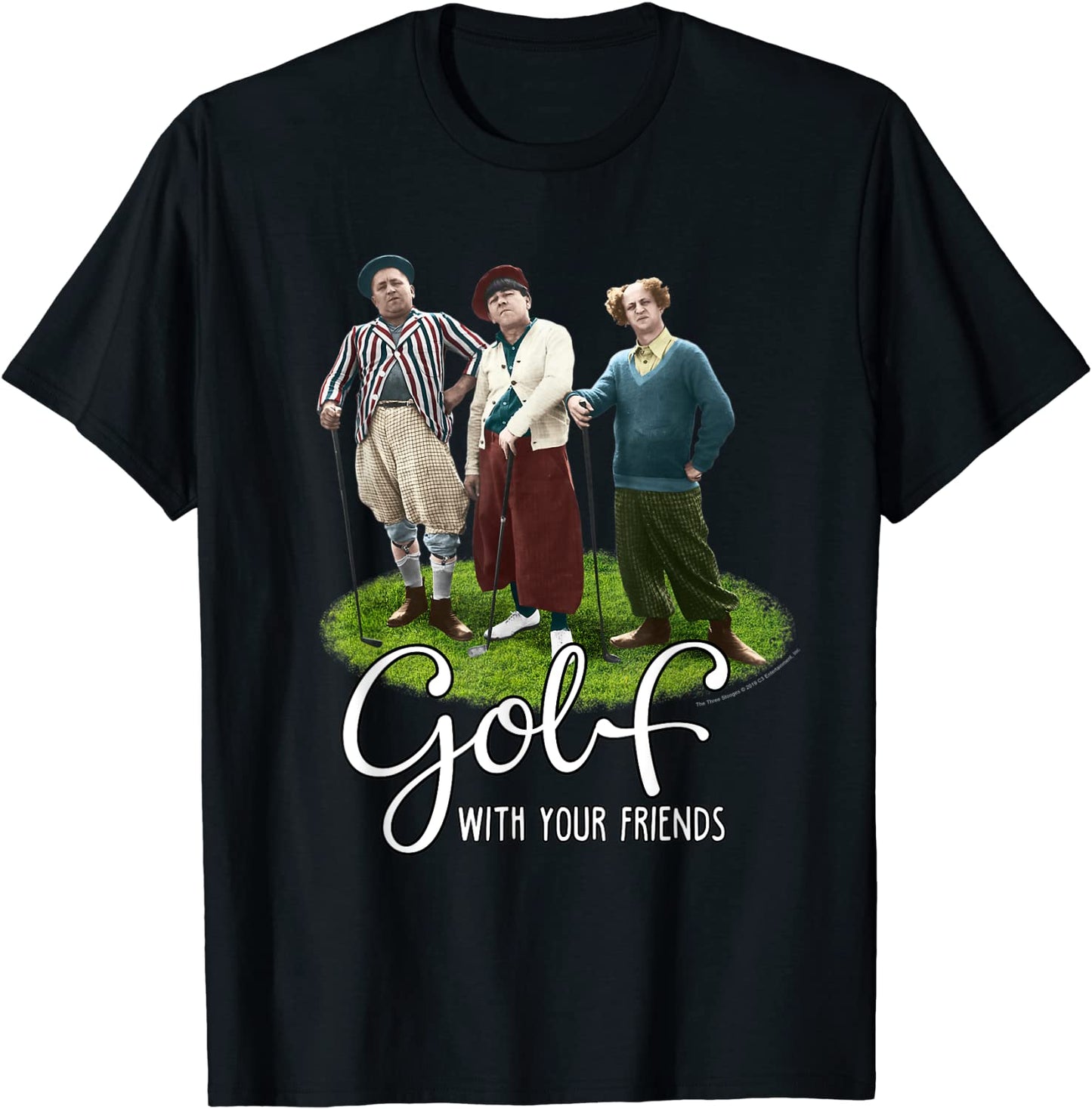 TTS- The Three Stooges Golf With Your Friends T-Shirt