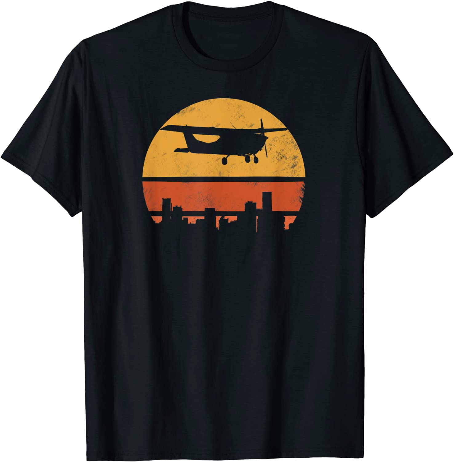 Retro Pilot C172 Flying Gift T-Shirt