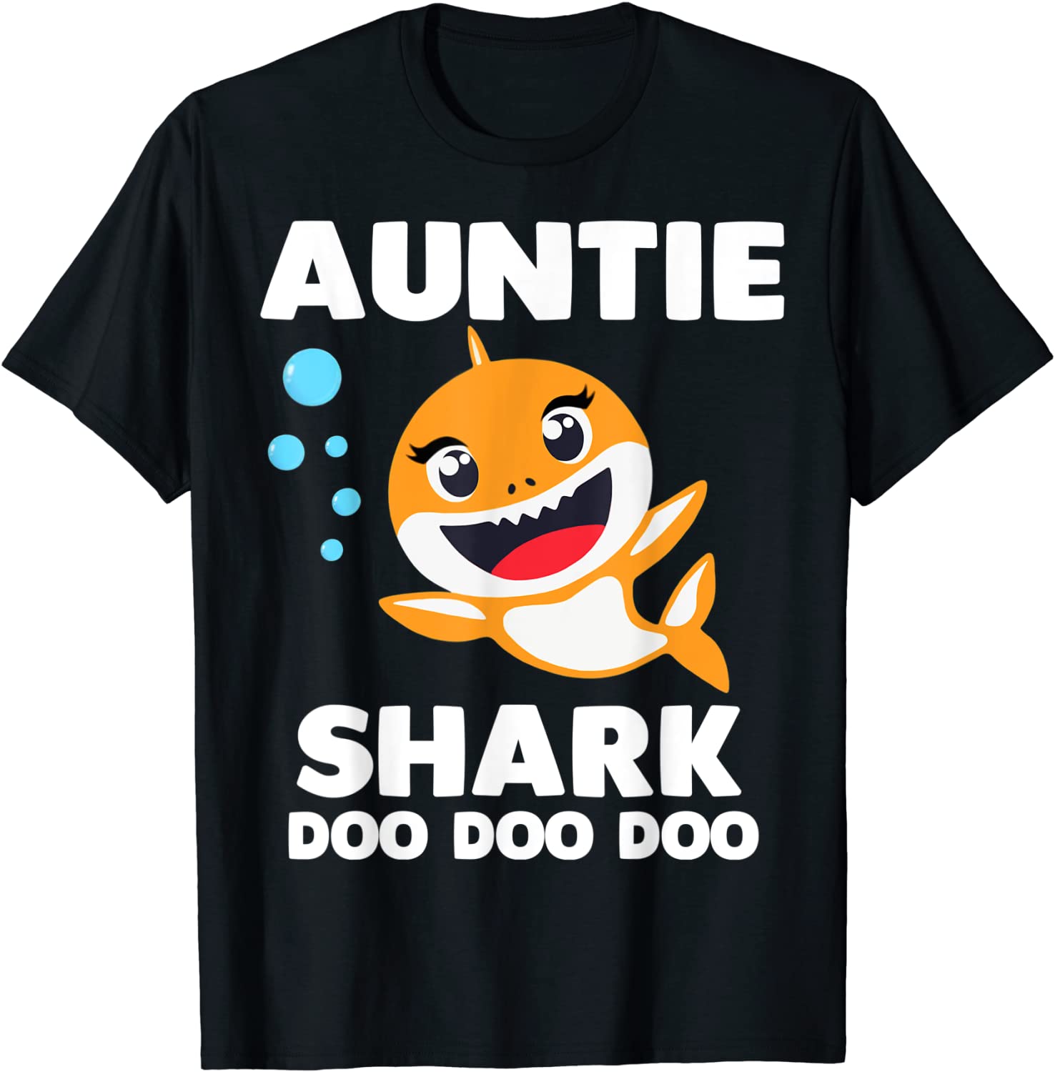 Auntie Shark Shirt Doo Doo Uncle Mommy Daddy Aunt T-Shirt