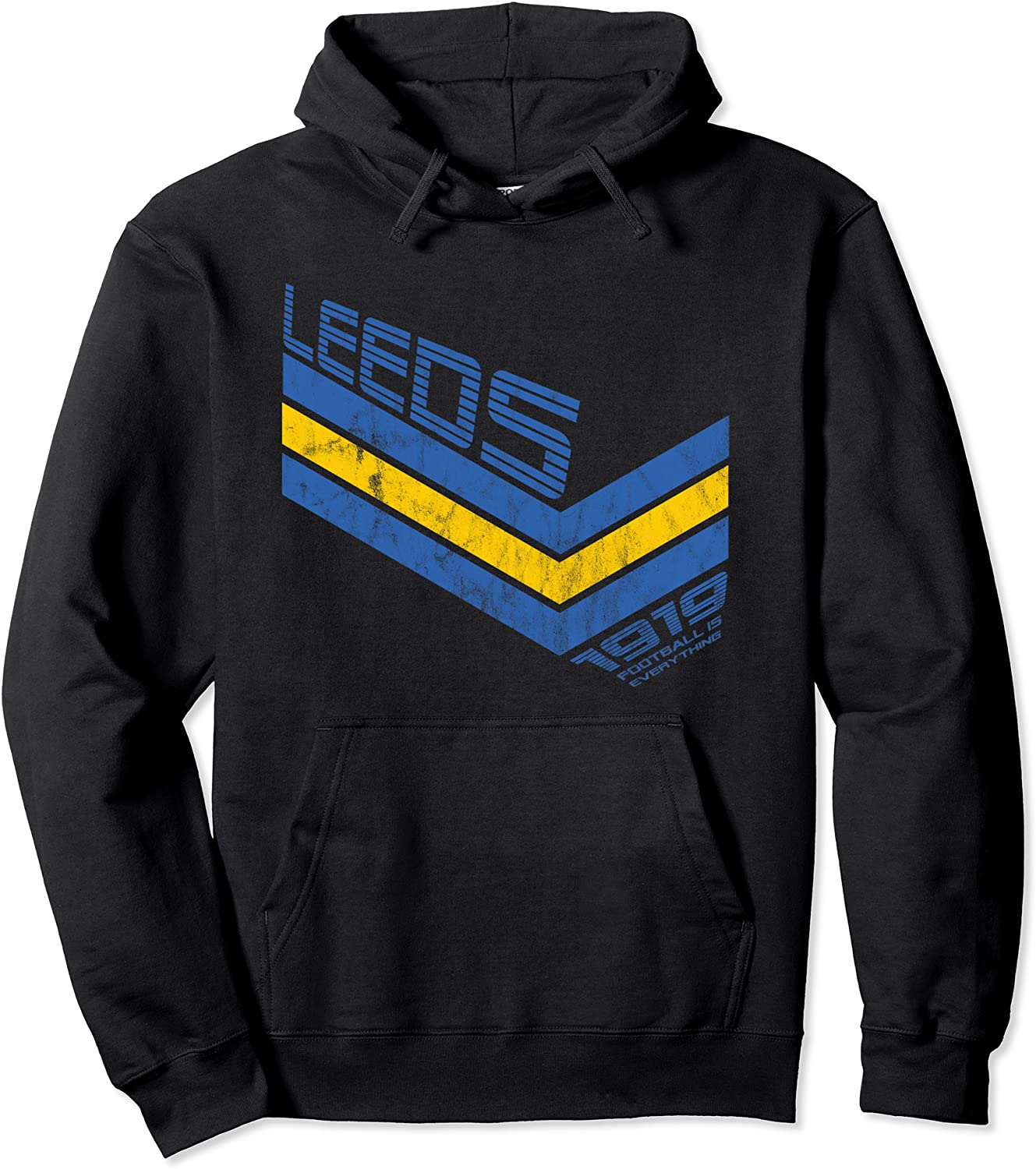 Football Is Everything - Leeds 80s Retro Pullover Hoodie