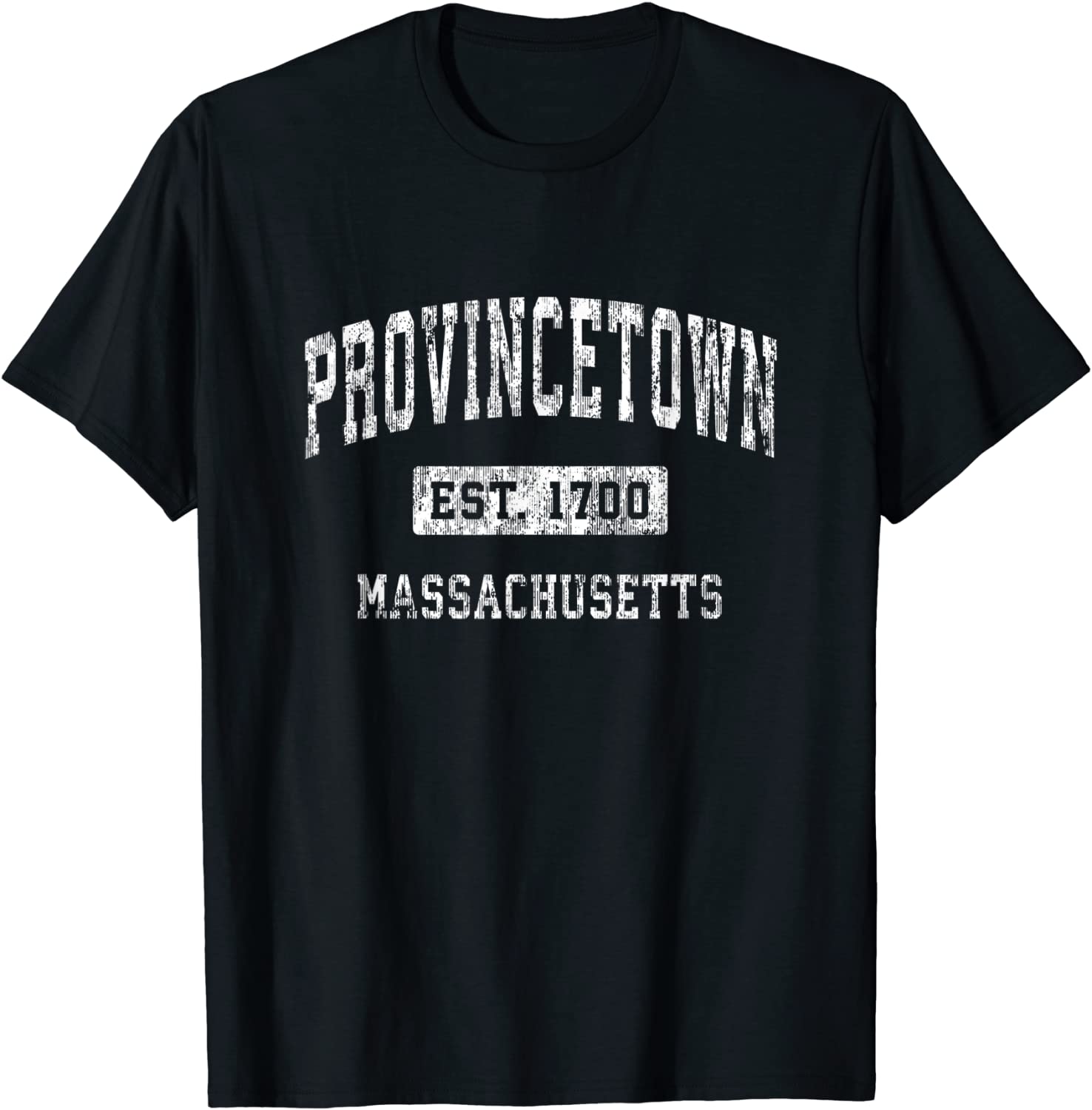 Provincetown Massachusetts MA Vintage Established Sports T-Shirt