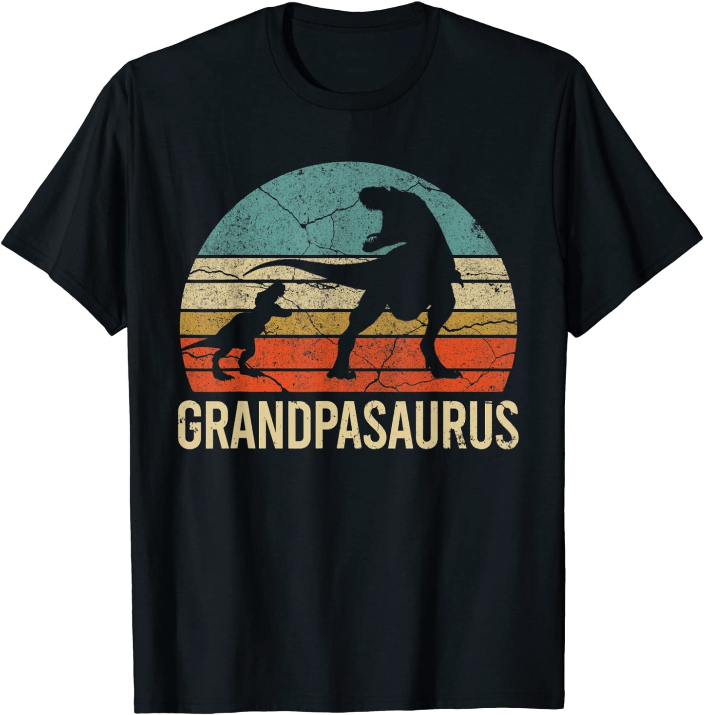 Grandpa dinosaur 1 Grandson Men christmas Gift Fathers Day T-Shirt