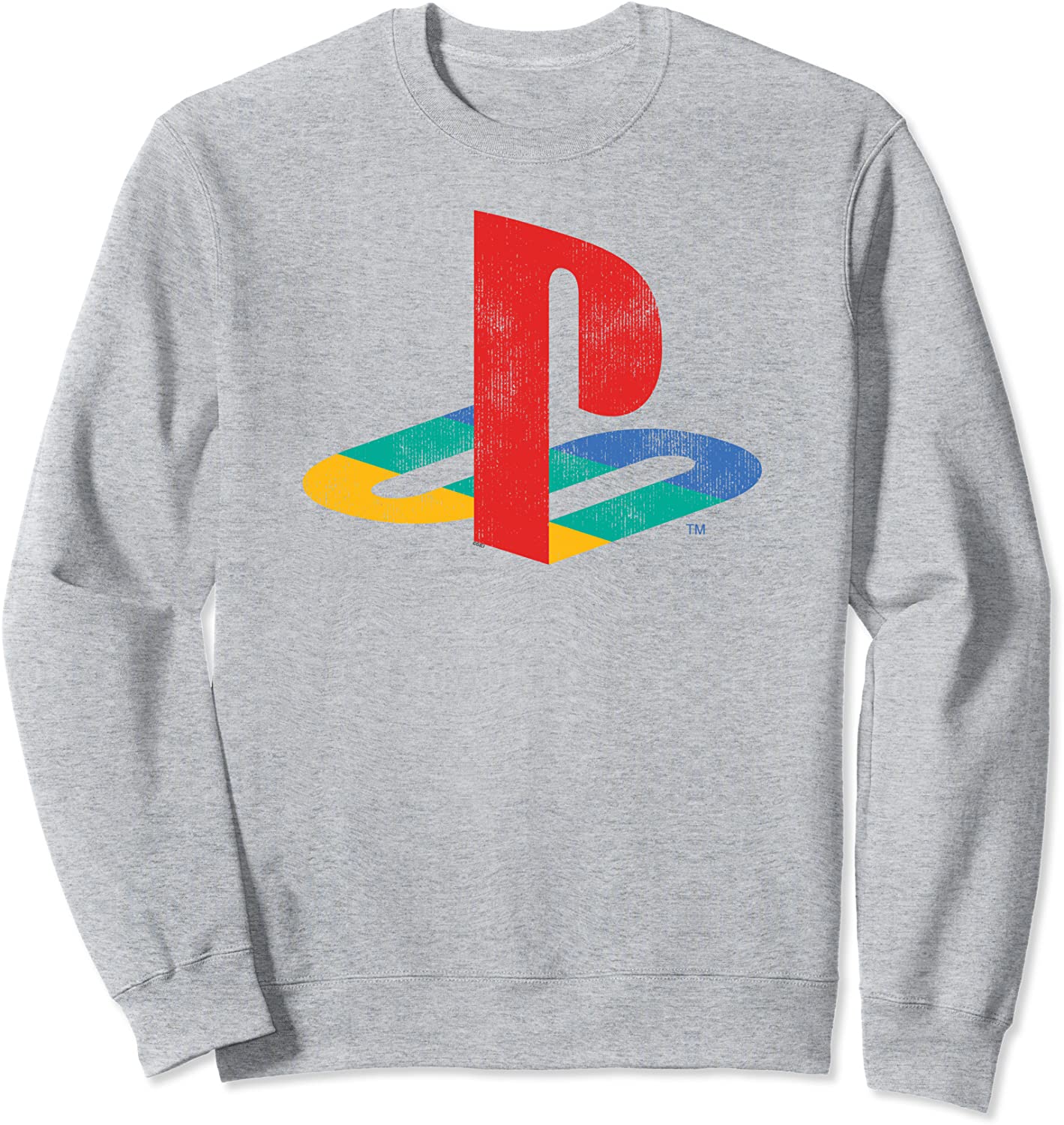 Playstation Playstation Logo Retro Distressed Sweatshirt Sweatshirt