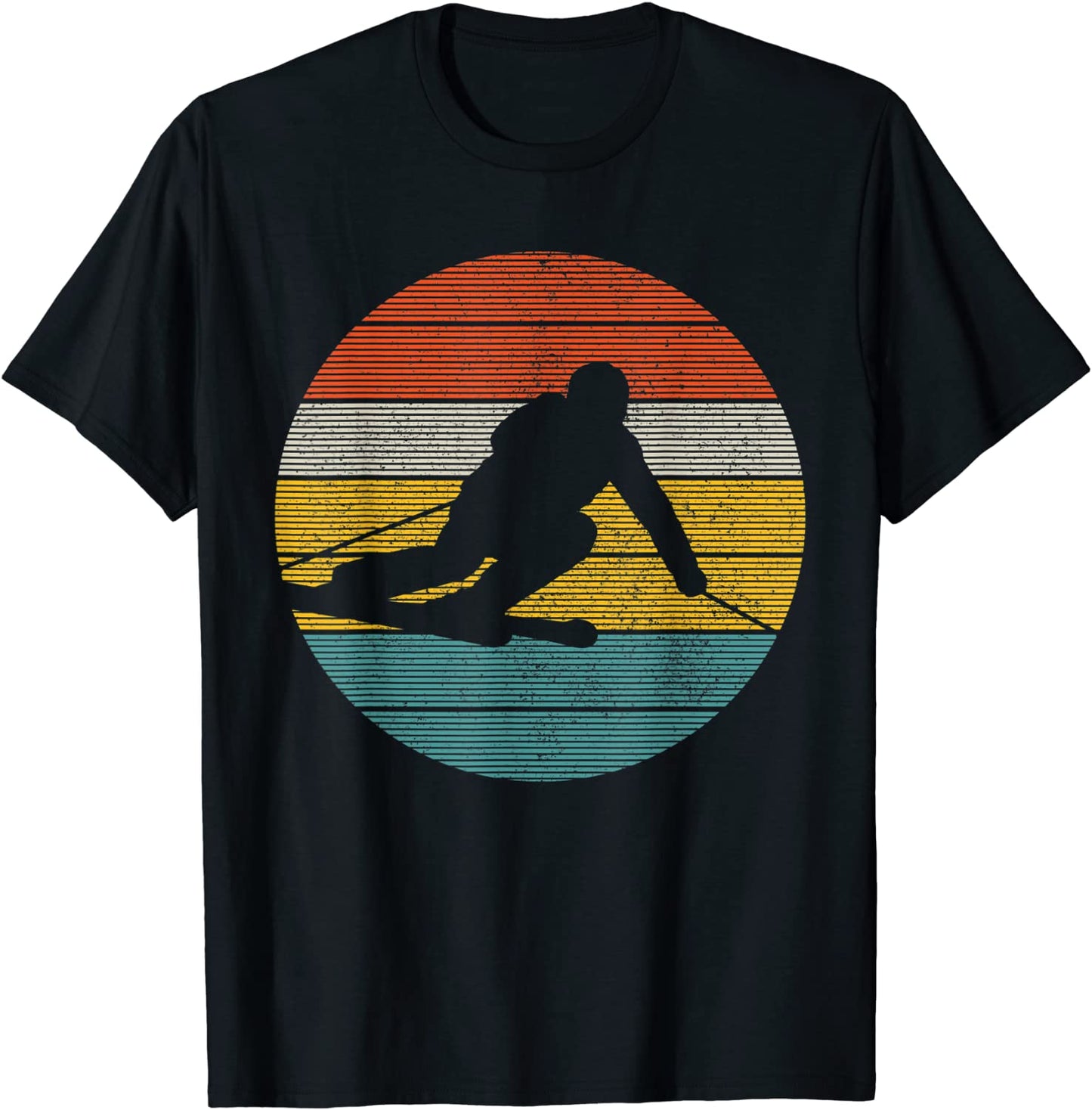 Vintage Ski - Skiing Winter Sports Racing Skier Gift T-Shirt
