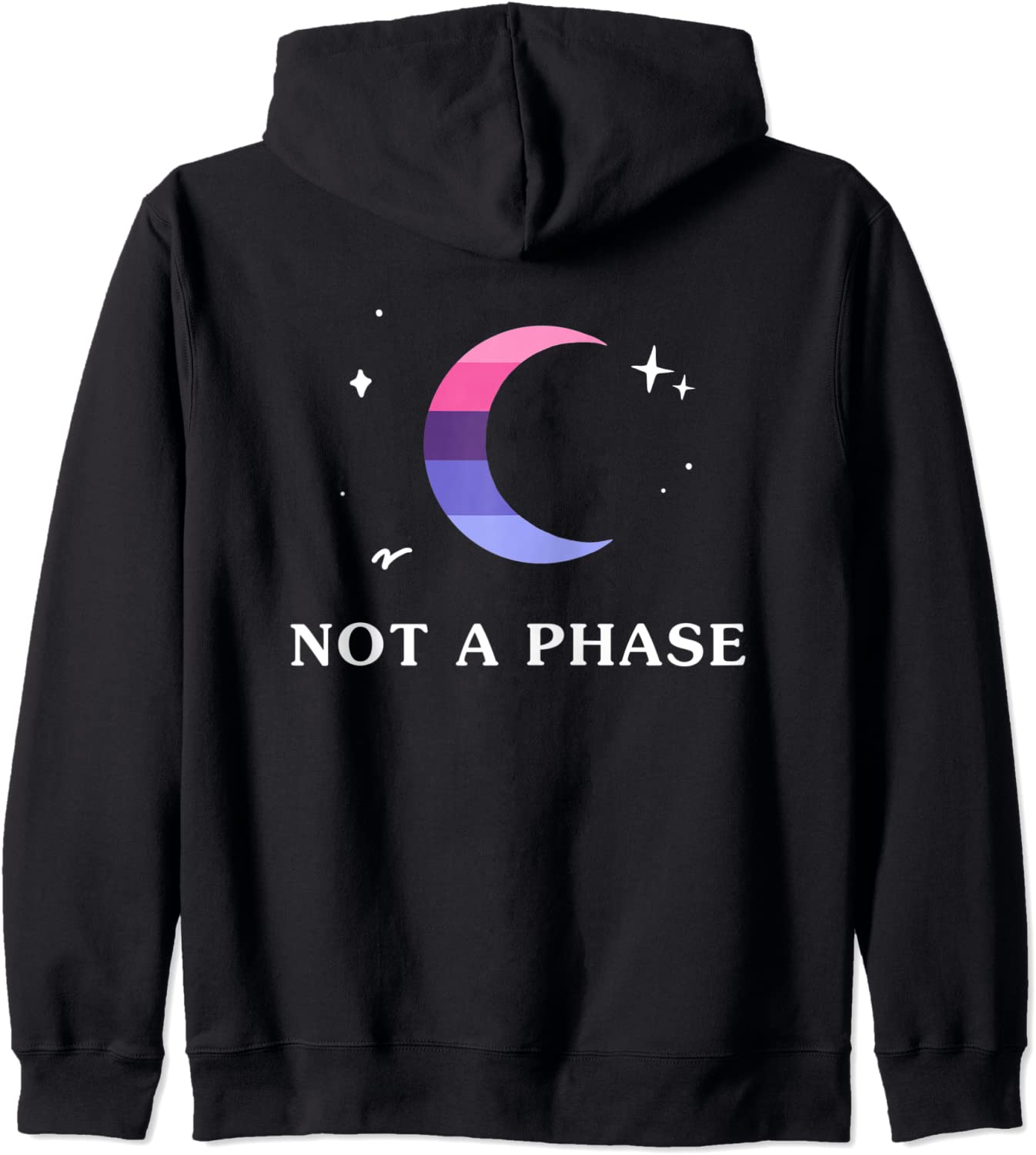 Not A Phase Omnisexual LGBTQ Pride Flag Moon Hoodie