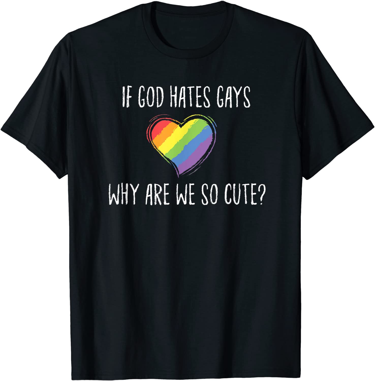 Cute LGBT Rainbow for a Lesbian or Gay T-Shirt
