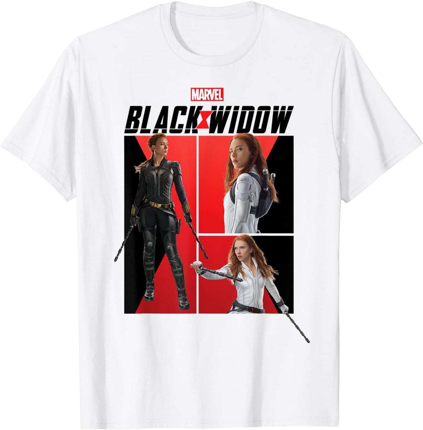 Marvel Black Widow Comic Panels T-Shirt