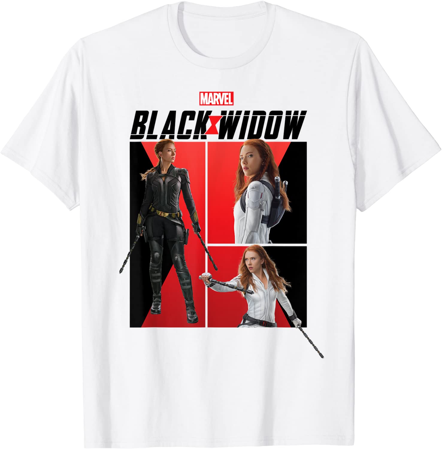 Marvel Black Widow Comic Panels T-Shirt