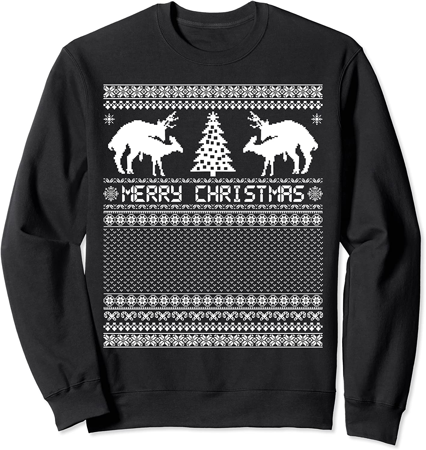 CLASSIC UGLY X-MAS SWEATER LAYOUT WITH DEERS HAVE SEX Sweatshirt