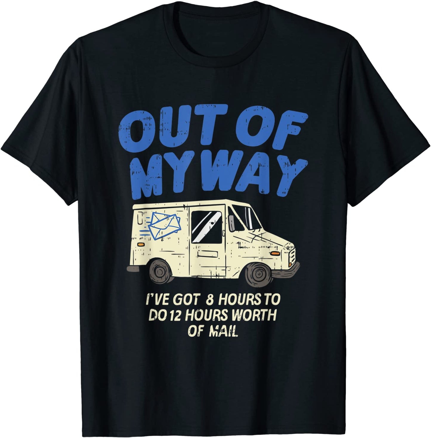Delivery Driver Clothing Joke Delivery Truck Design T-Shirt